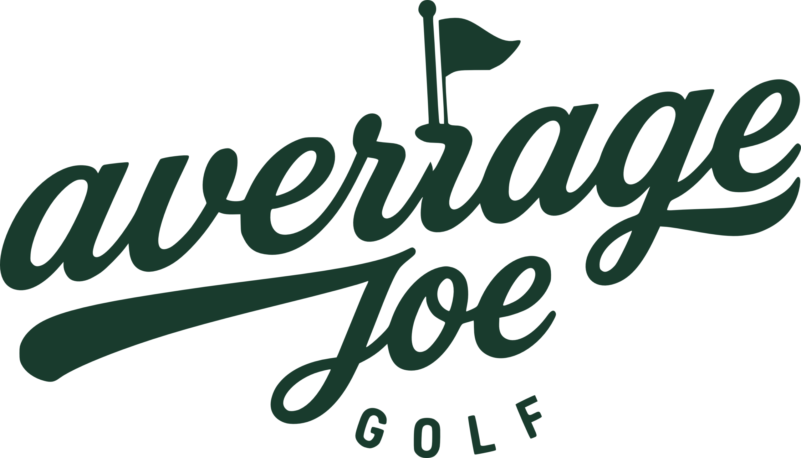 average joe golf alt logo green